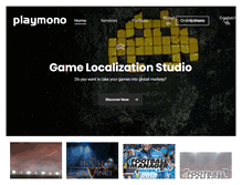 Tablet Screenshot of playmono.com